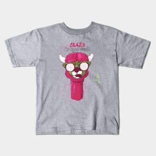 lama crazy dragon fruit Kids T-Shirt